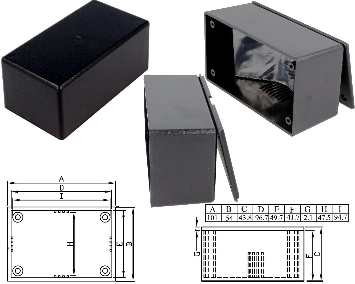Caja 101x54x43.8mm